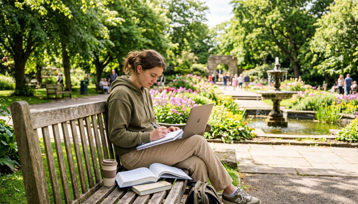 Étudier dehors : la nouvelle tendance qui booste motivation et créativité